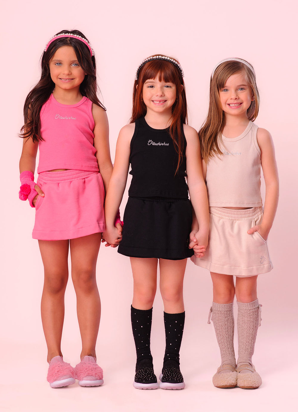 Short Saia Moletom P Cristal