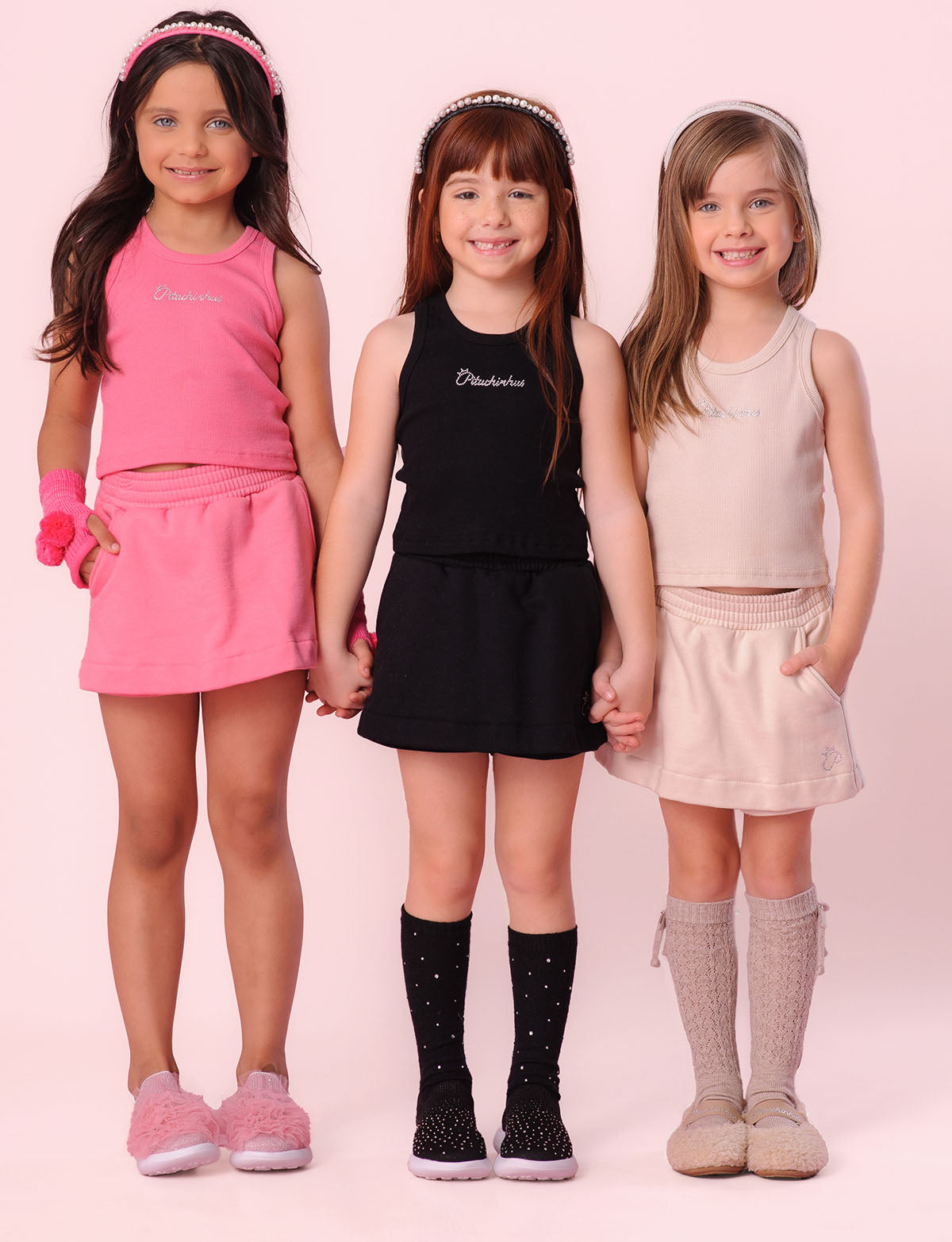 Short Saia Moletom P Cristal