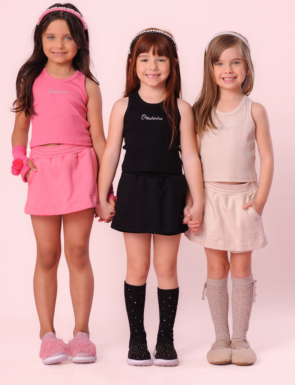 Short Saia Moletom P Cristal