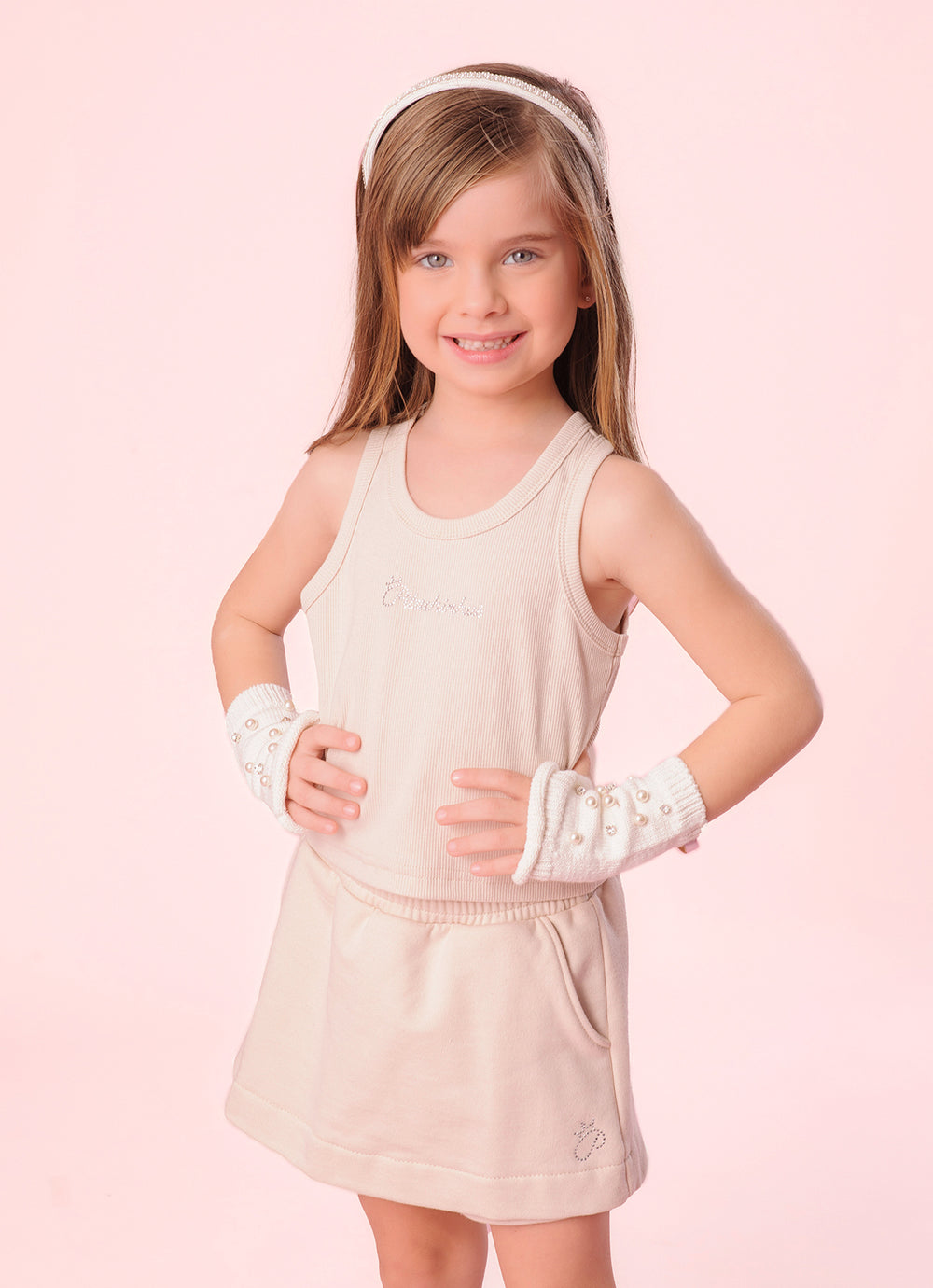 Short Saia Moletom P Cristal