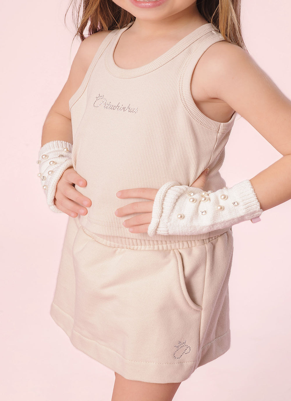 Short Saia Moletom P Cristal