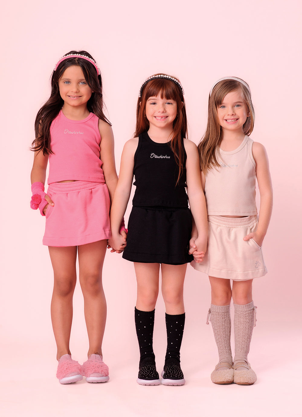 Short Saia Moletom P Cristal