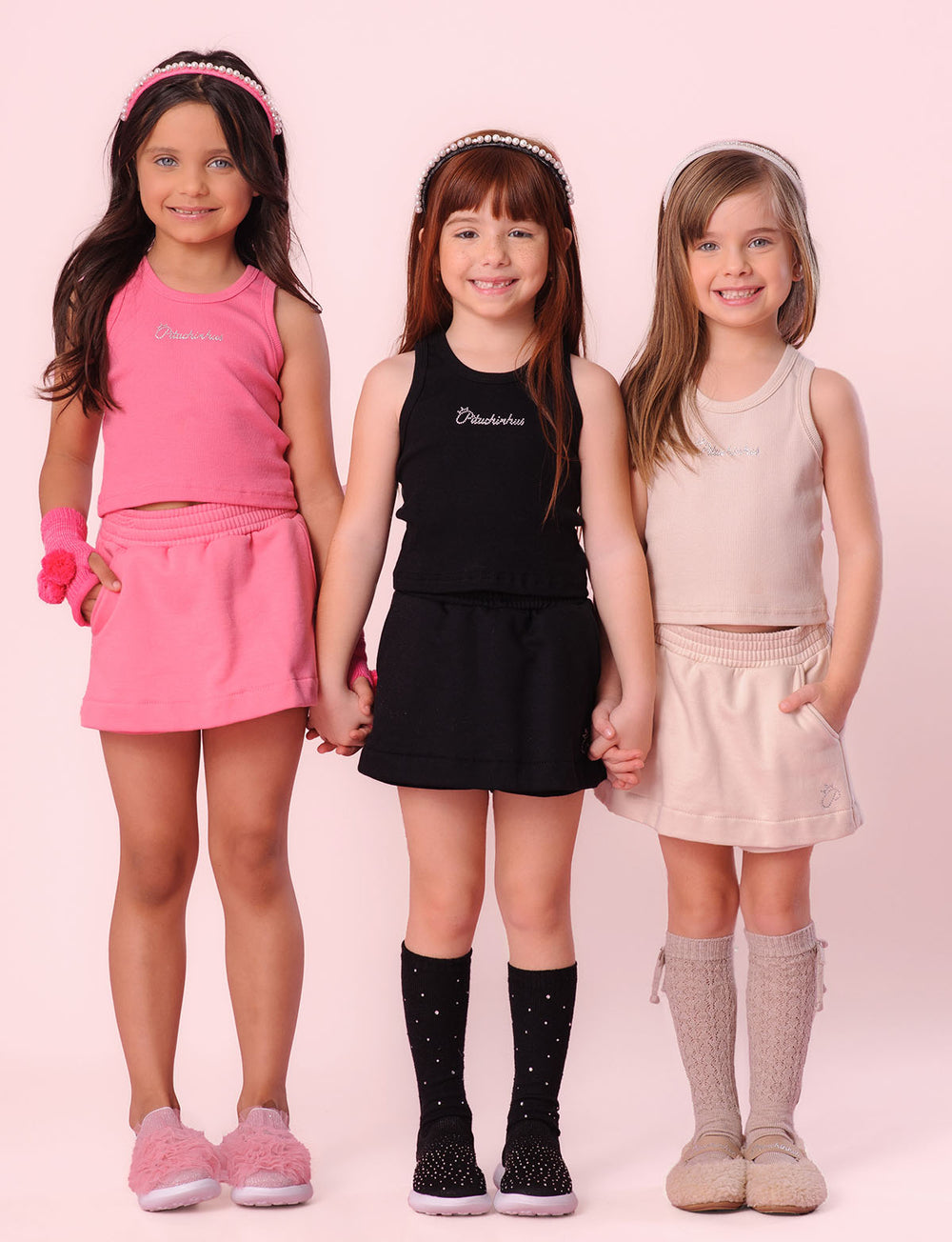 Short Saia Moletom P Cristal