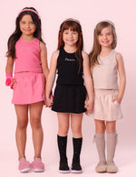 Short Saia Moletom P Cristal