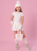 Short Saia Moletom P Cristal