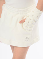 Short Saia Moletom P Cristal