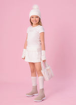 Short Saia Moletom P Cristal