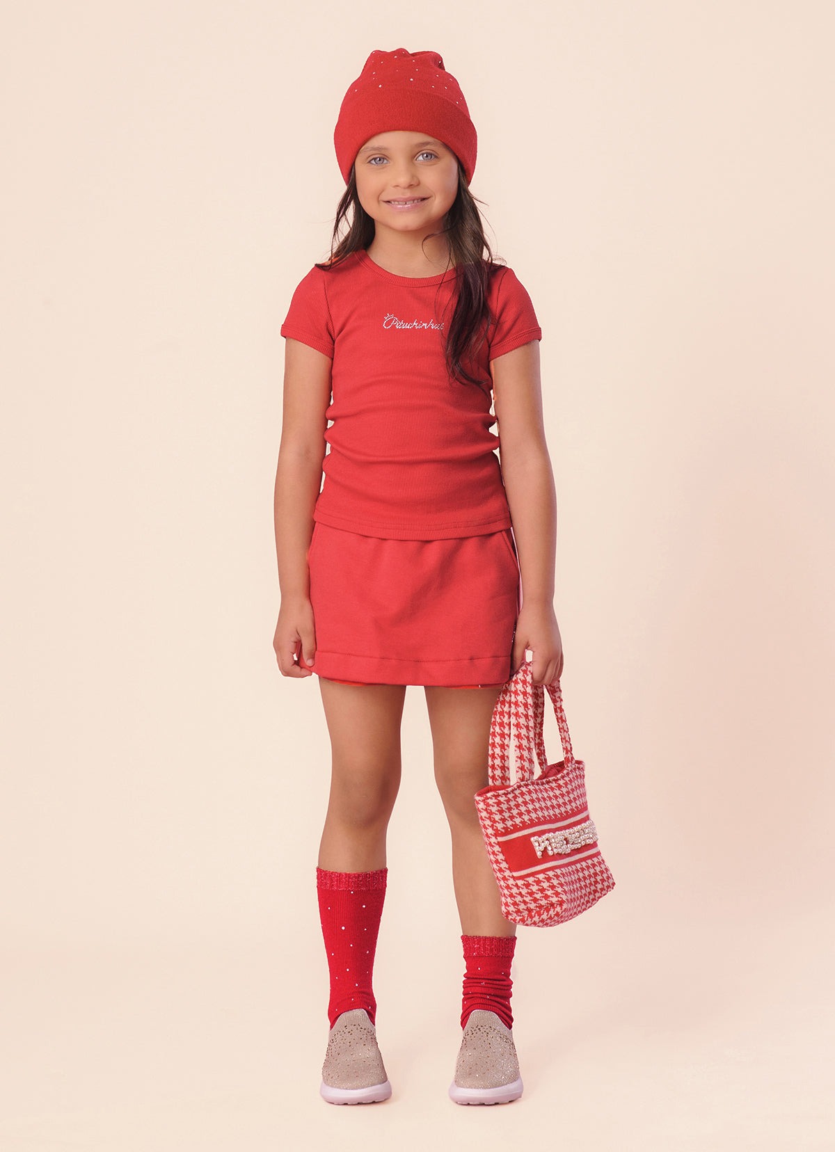 Short Saia Moletom P Cristal