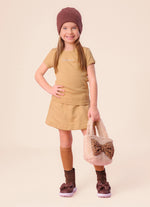 Short Saia Moletom P Cristal