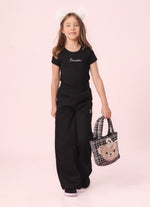 Calça Moletom Reta P Cristal