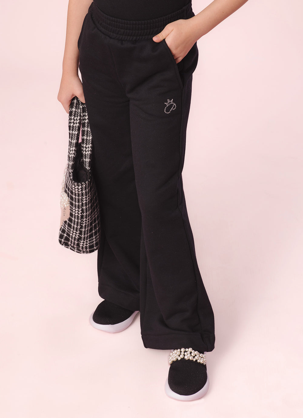 Calça Moletom Reta P Cristal