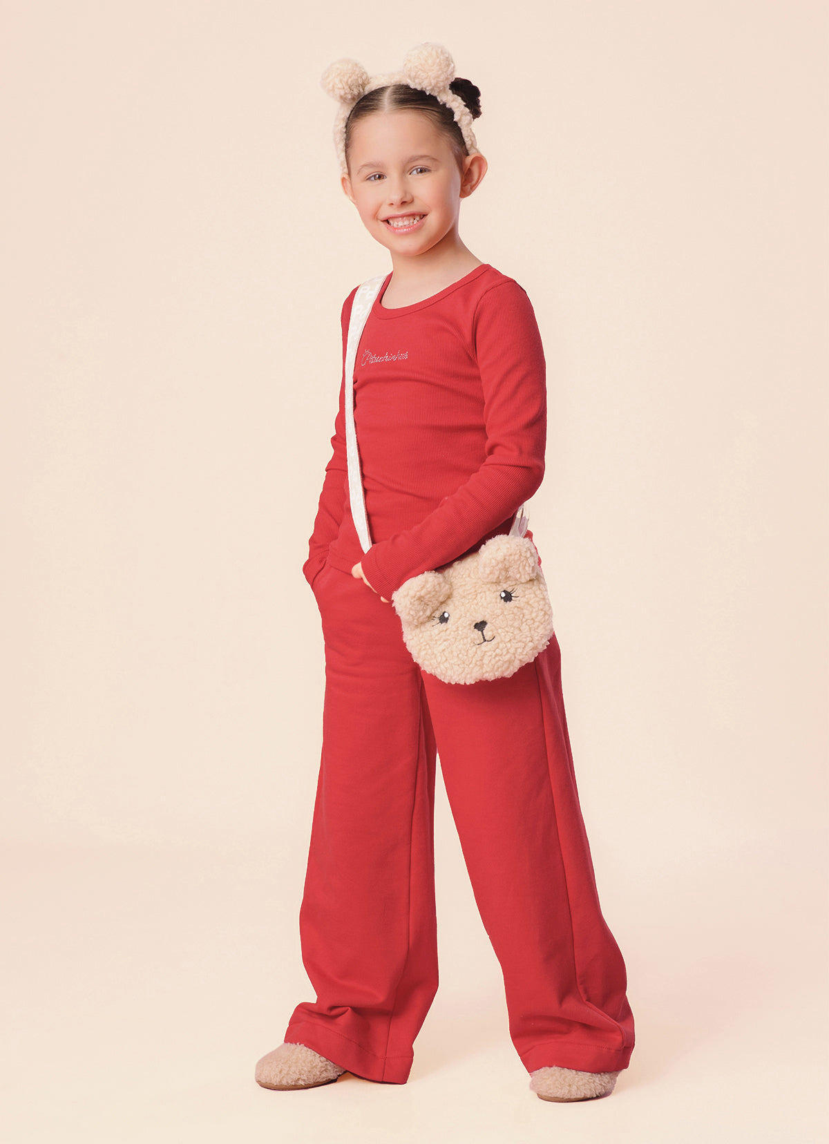 Calça Moletom Reta P Cristal