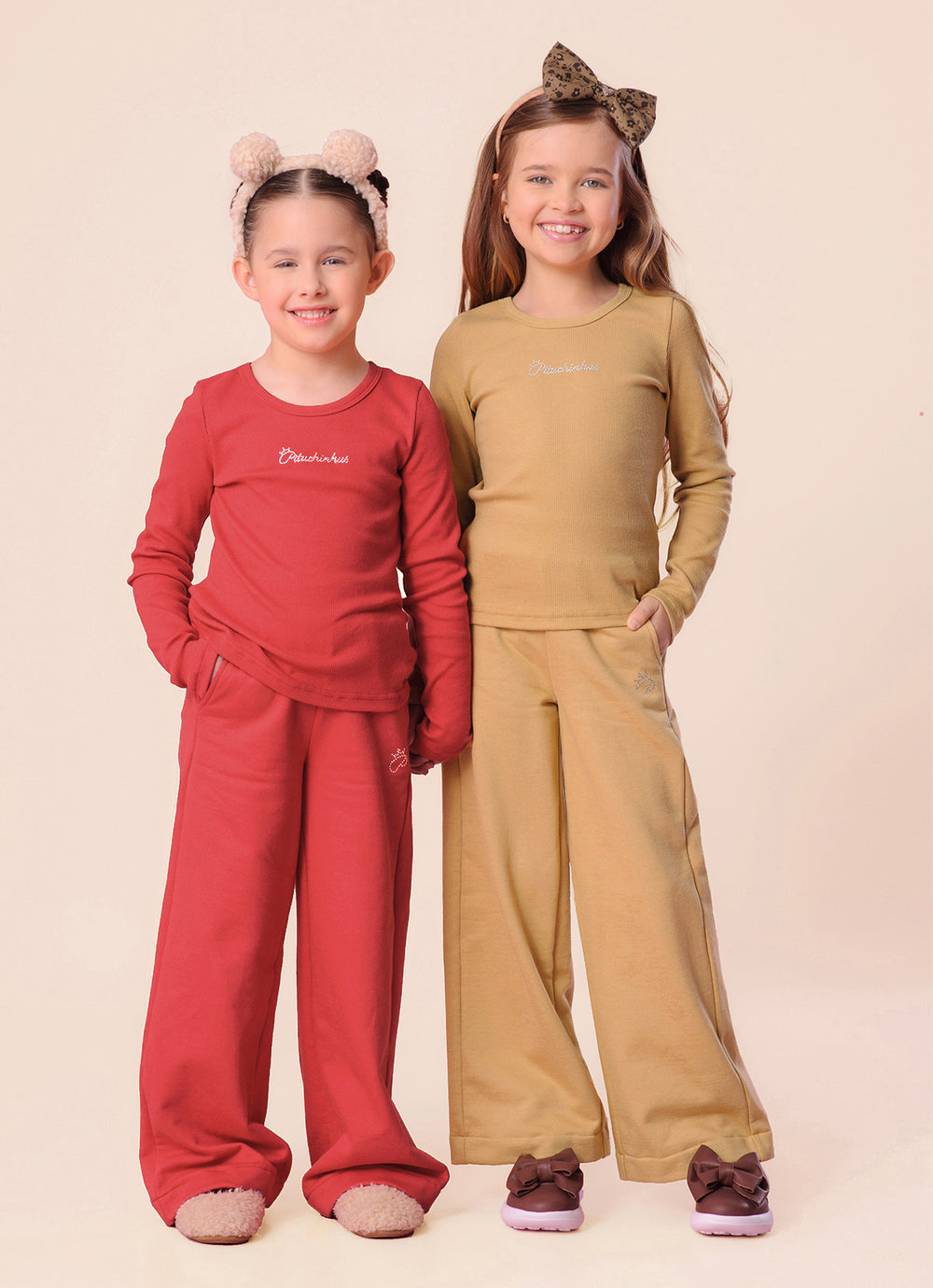 Calça Moletom Reta P Cristal