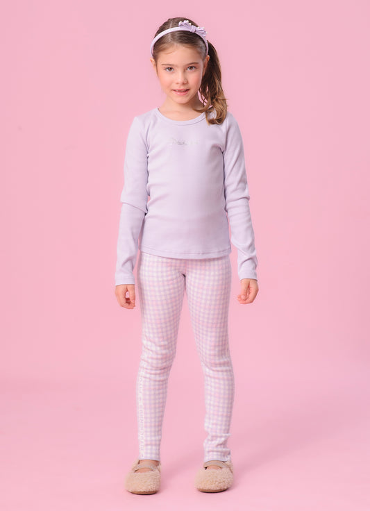 Legging Tricot Xadrez Pituchinhus Legging Tricot Xadrez Pituchinhus