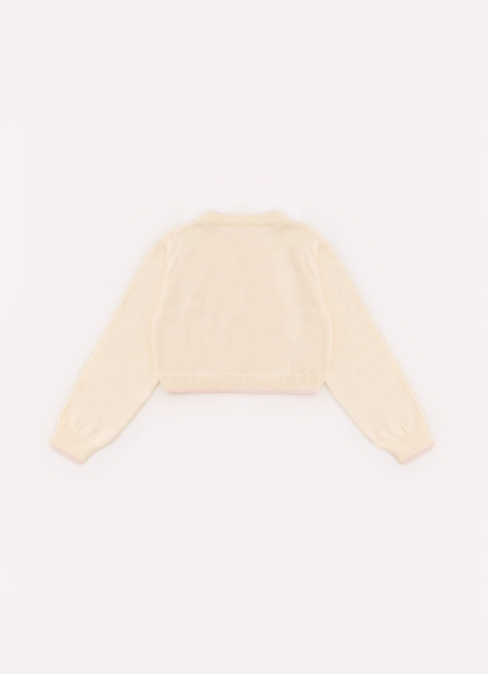 Blusa Tricot Cropped Unicórnio Colorido