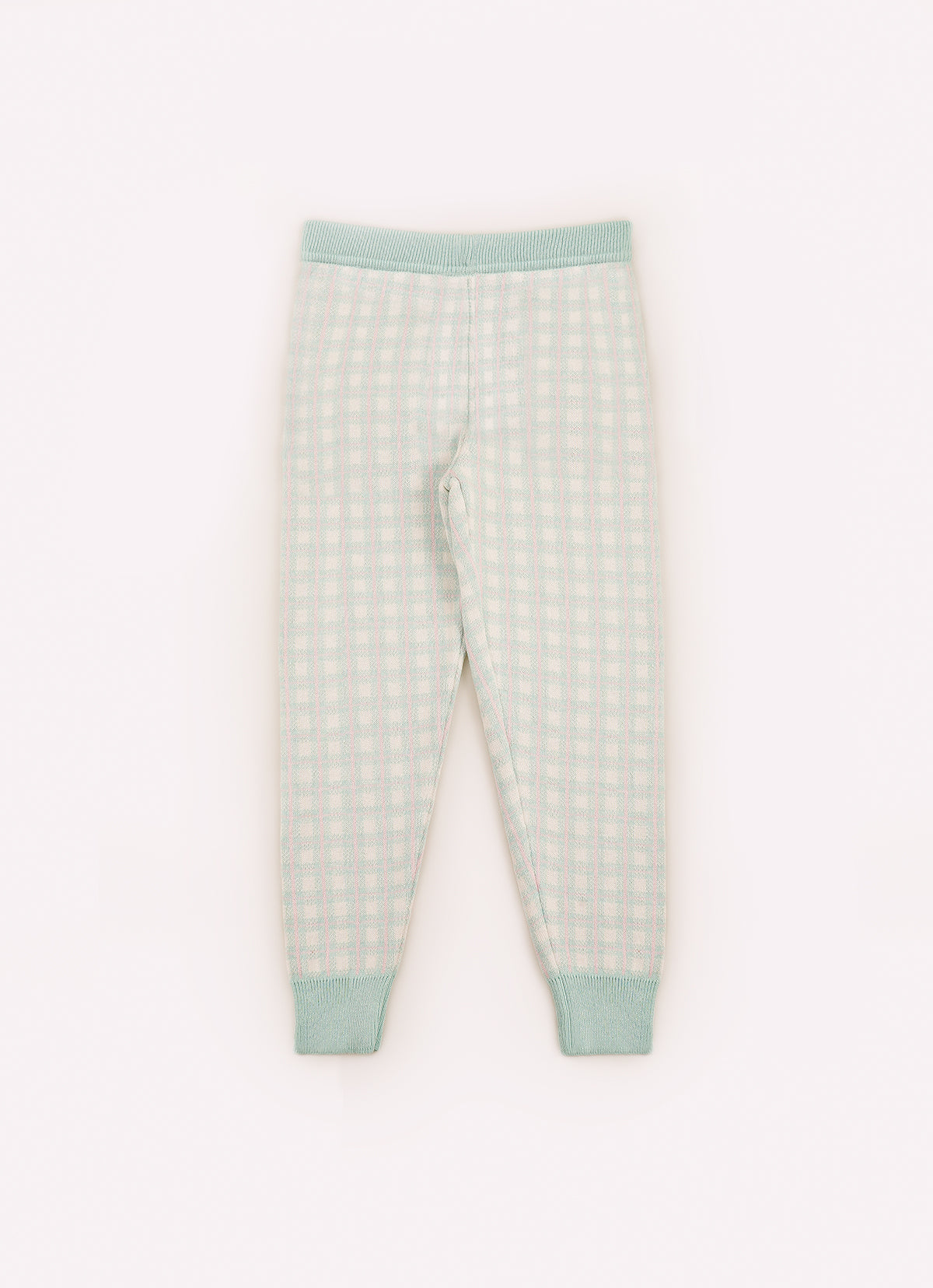 Jogging Tricot Xadrez Bolsos