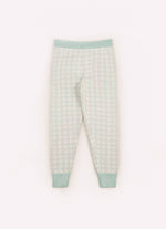 Jogging Tricot Xadrez Bolsos