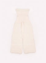 Calça Tricot Flare Ponto Rendado