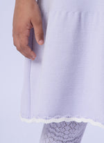 Vestido Tricot Mini Tranças Botões Jóia