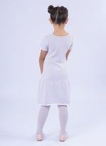Vestido Tricot Mini Tranças Botões Jóia