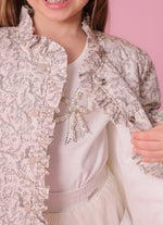 Jaqueta Puffer Algodão Estampado