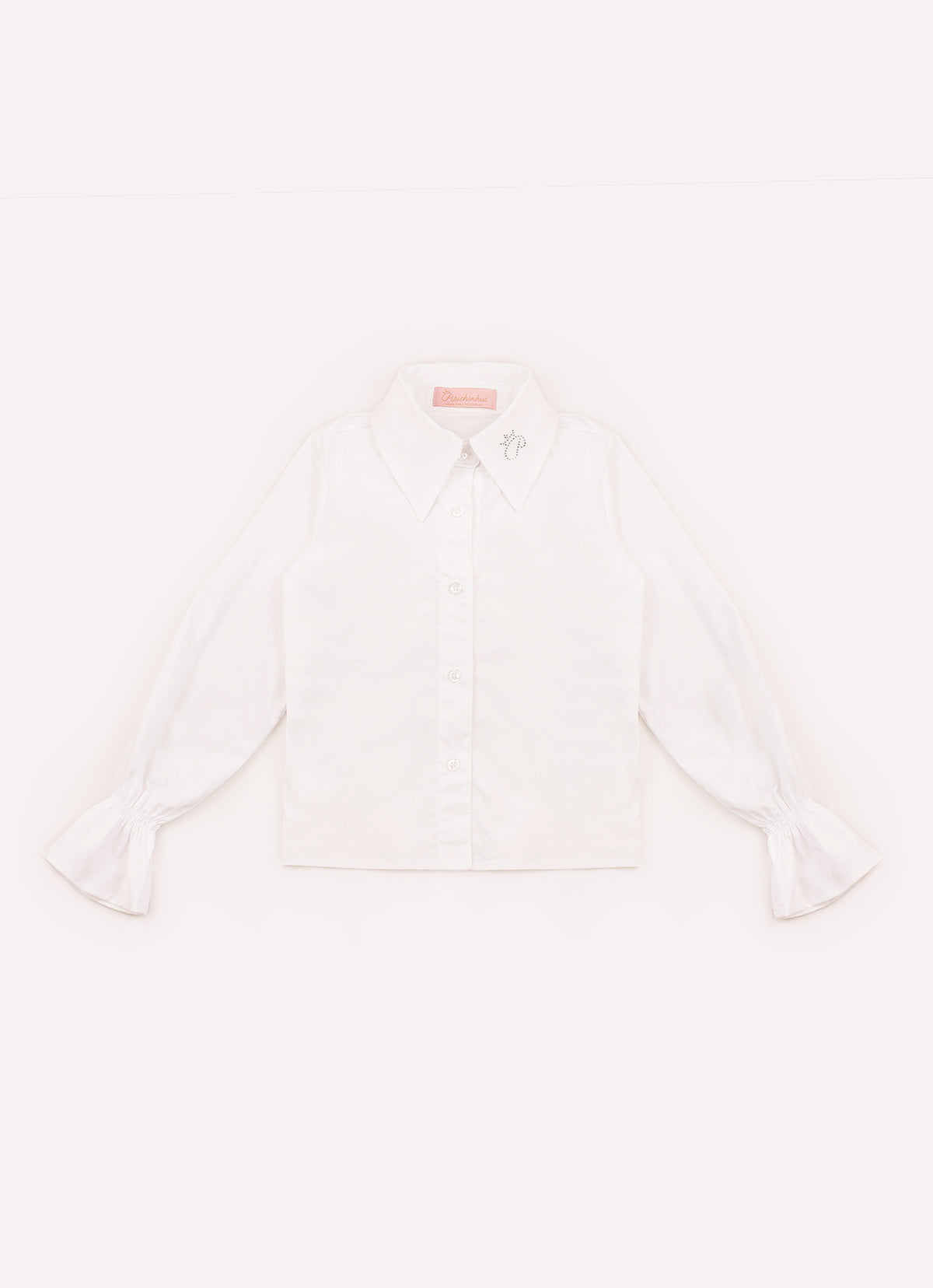 Camisa Tricoline Gola P Cristal Manga Longa