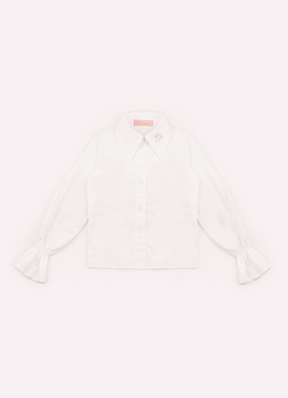 Camisa Tricoline Gola P Cristal Manga Longa