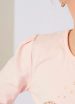Blusa Cotton Serigrafia Fadinhas Saia Tule
