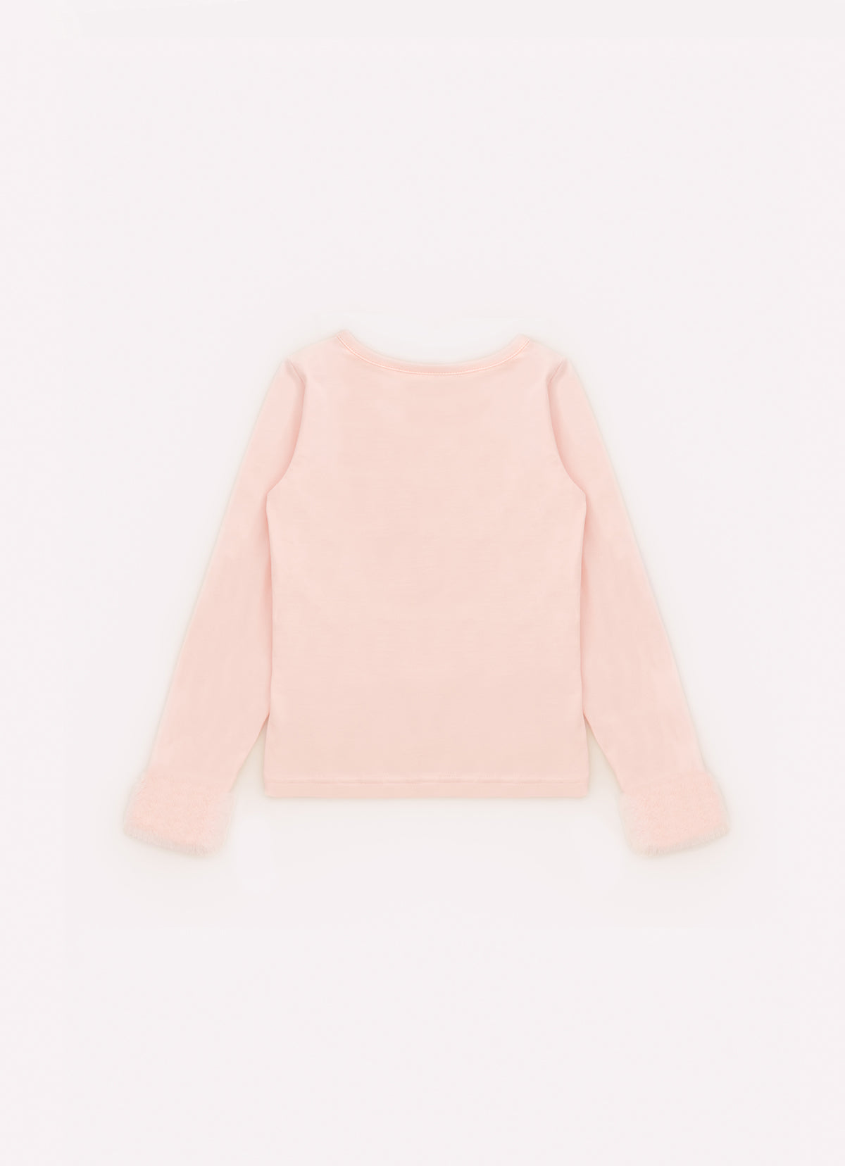 Blusa Cotton Coração e Punhos Pele
