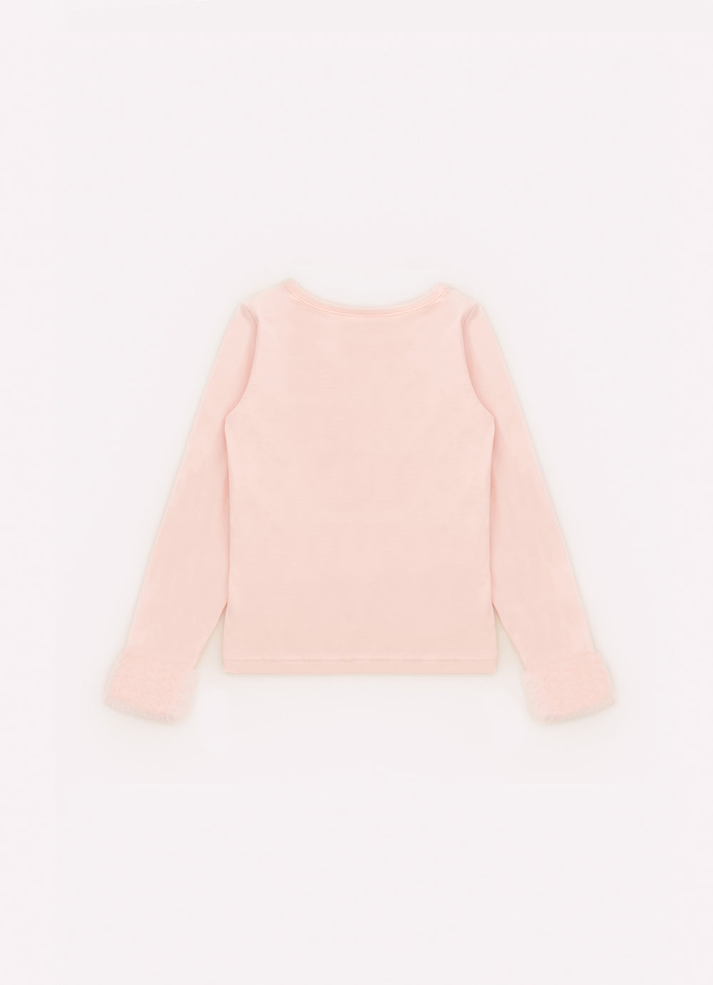 Blusa Cotton Coração e Punhos Pele