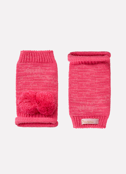 Luva Tricot Pompom Luva Tricot Pompom