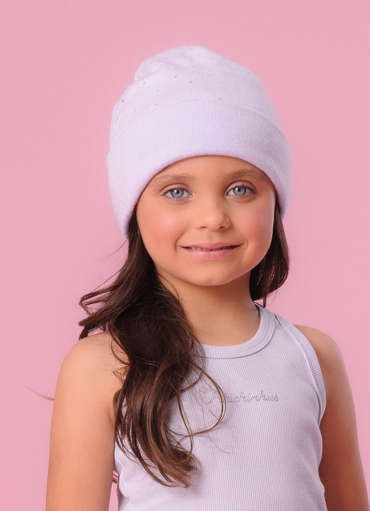 Touca Tricot Dupla Cristais