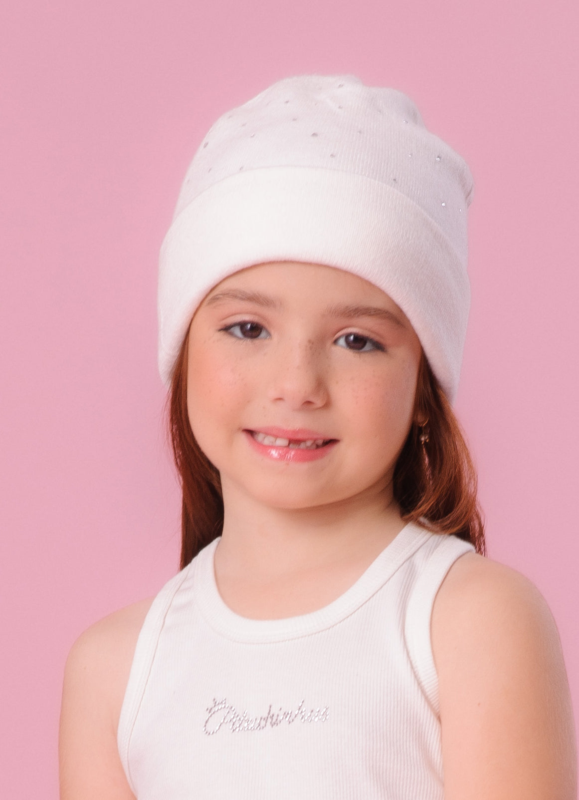 Touca Tricot Dupla Cristais