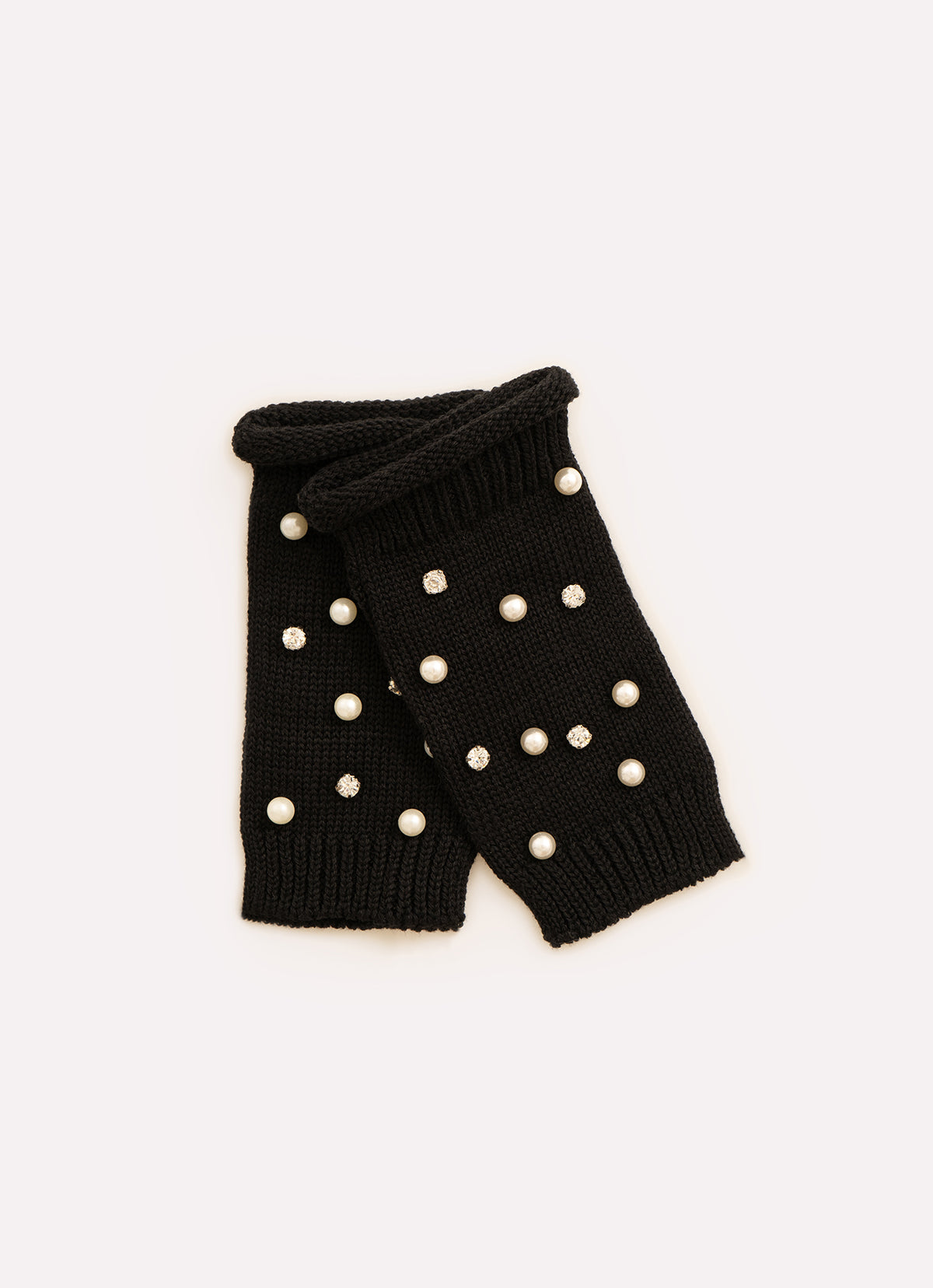 Luva Tricot Bordados