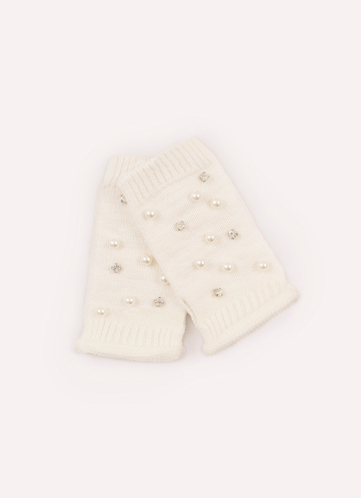 Luva Tricot Bordados