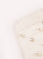 Luva Tricot Bordados