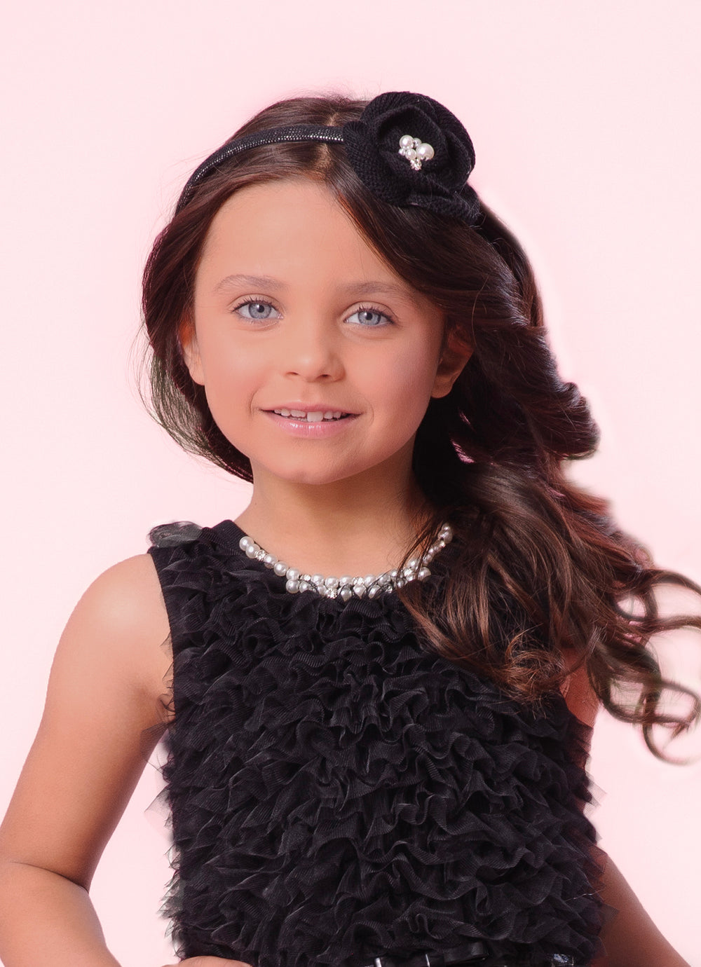 Arco Tricot Maxi Flor Tricot Bordado