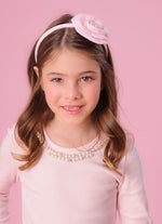 Arco Tricot Maxi Flor Tricot Bordado