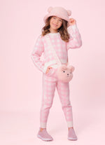 Jogging Tricot Maxi Xadrez