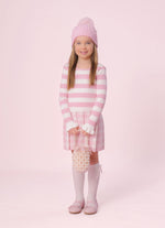 Saia Short Tricot Maxi Xadrez Pregas