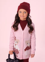 Maxi Casaco Tricot Multi Ursinhas