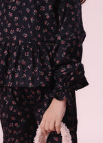 Blusa Algodão Estampa Micro Flores