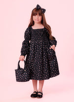 Vestido Algodão Estampa Mini Flores Lastex