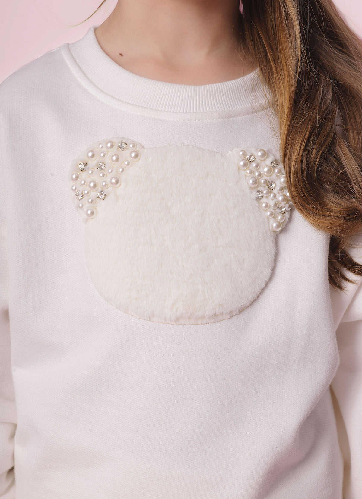 Blusa Moletom Rosto Ursinha