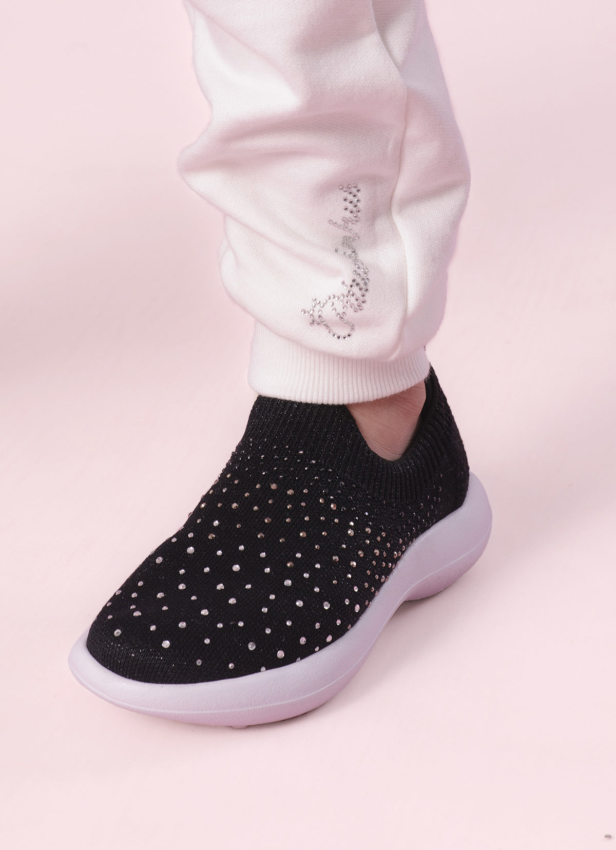 Calça Moletom Bolsos Pele