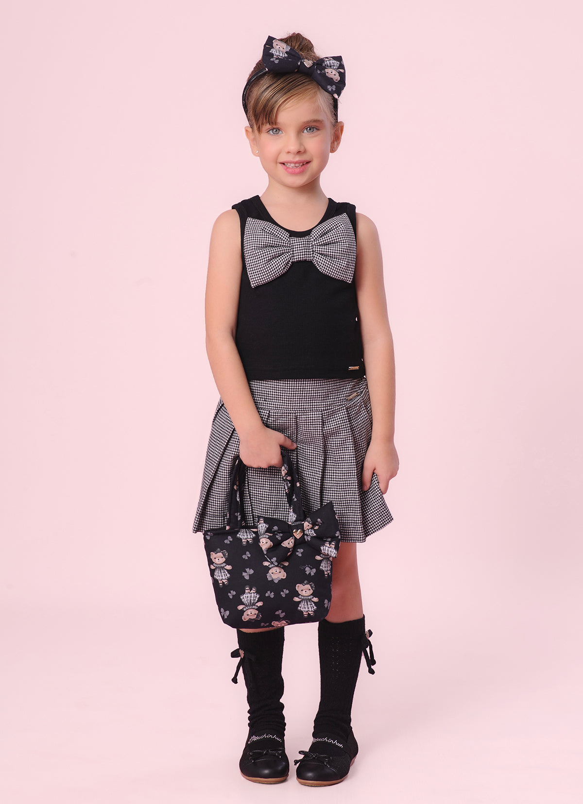 Blusa Cropped Rib Laço