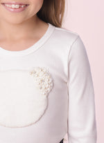Blusa Rib Rosto Ursa