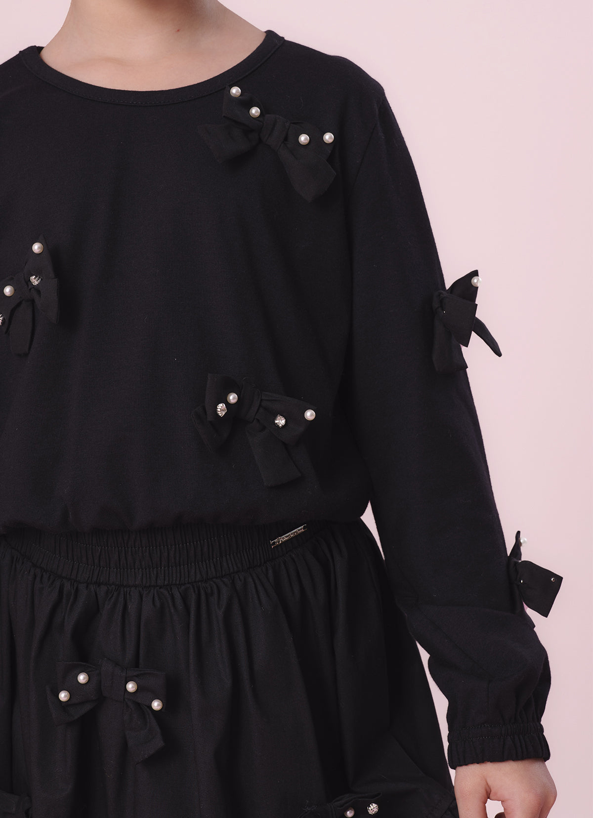 Blusa Cotton Mini Laços