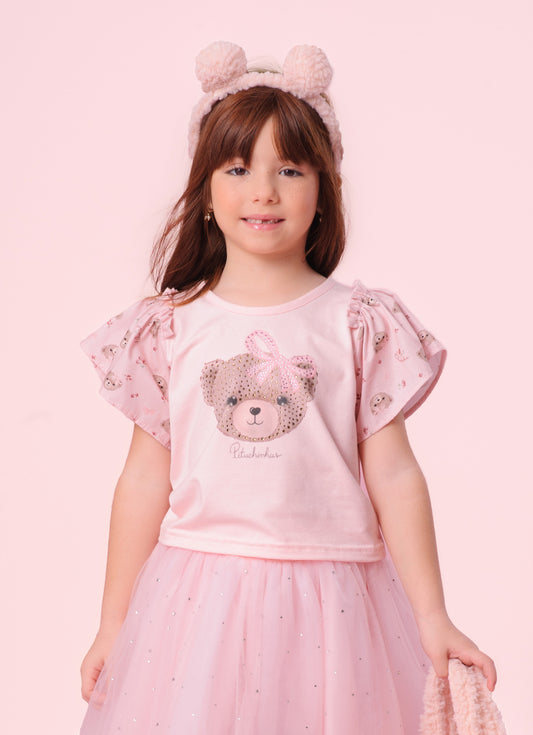 Blusa Cotton Serigrafia Ursinhas Blusa Cotton Serigrafia Ursinhas