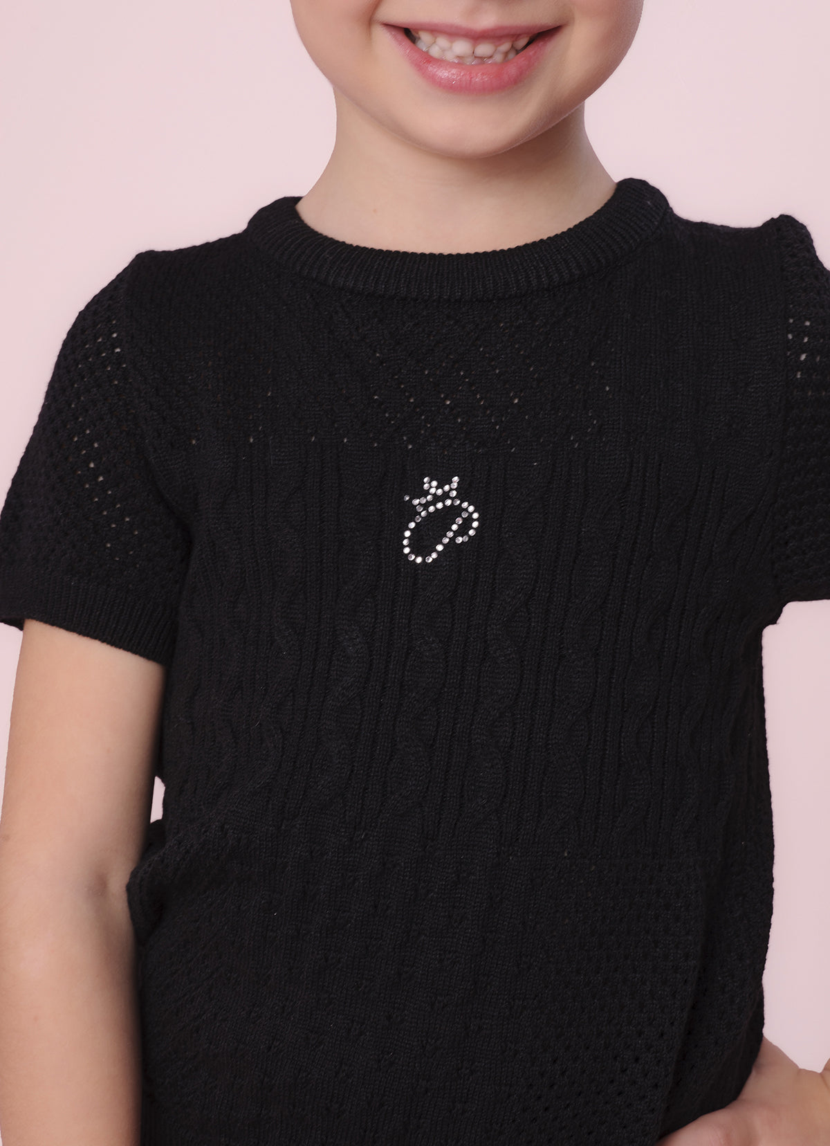 Blusa Tricot Manga Curta